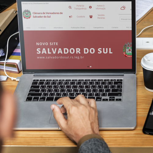 Site Câmara de Salvador do Sul