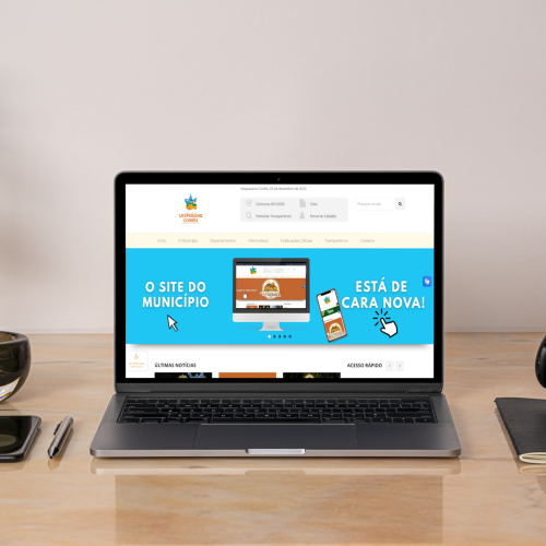 Site da Prefeitura de Vespasiano Corrêa - RS