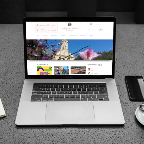 Site da Prefeitura de Progresso - RS