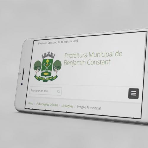 Site da Prefeitura de Benjamin Constant - AM