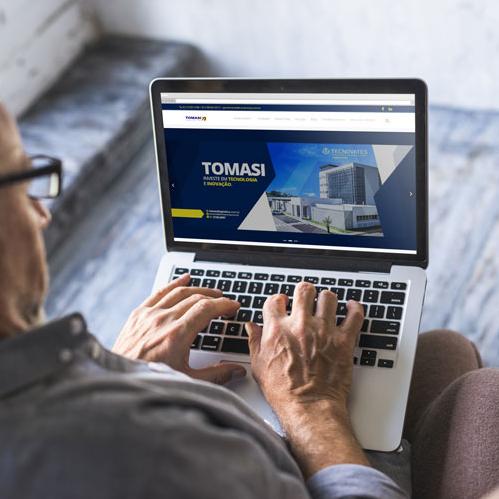 Site da Tomasi Logística