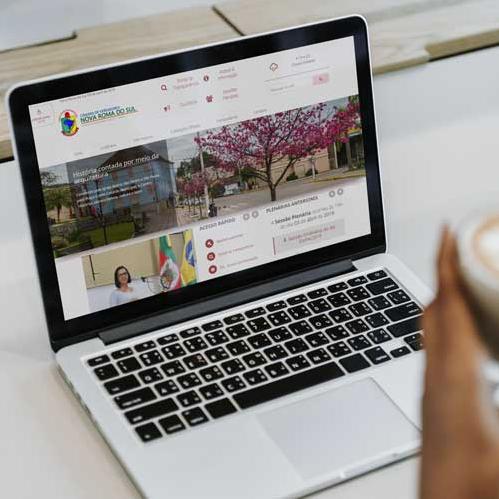 Site da Câmara de Nova Roma do Sul - RS